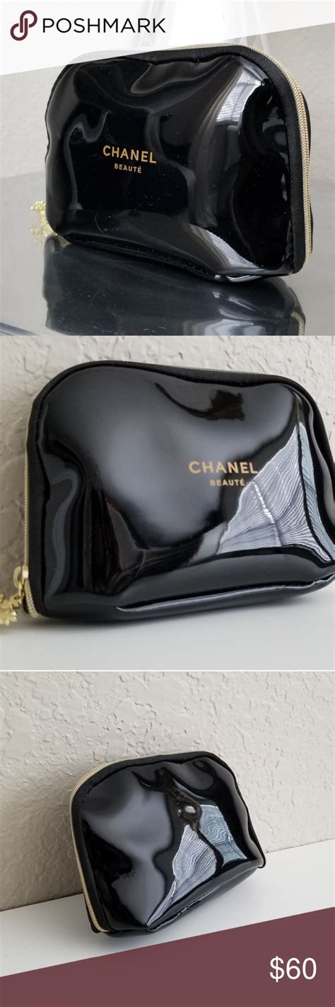 chanel patent makeup bag|Chanel Makeup Bags .